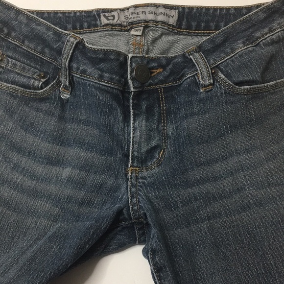 Bullhead Super Skinny Jeans size 3R darker blue - Picture 6 of 11